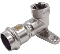 Угольник настенный FRANTA с креплением ВПр-ВР, 22хG1/2, из нержавеющей стали SUS 304, V21221200G