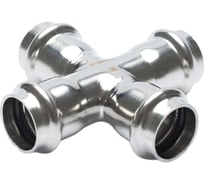 Крестовина равнопроходная FRANTA ВПр, 28, из нержавеющей стали SUS 304, V31280000