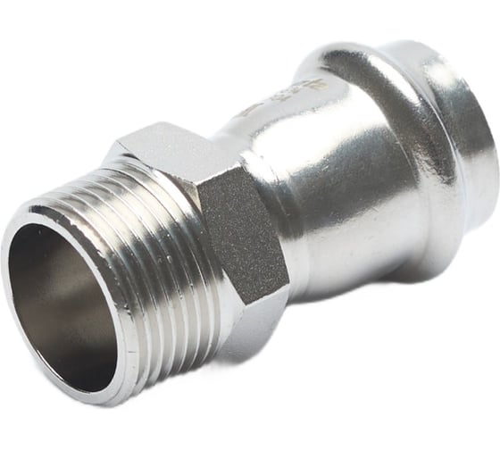 Переходник FRANTA ВПр-НР, 28хG3/4, из нержавеющей стали SUS 304, 2 шт V14283400G-2