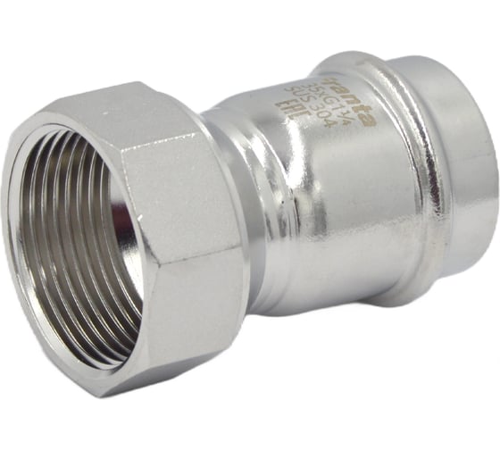 Переходник FRANTA ВПр-ВР, 35хG1 1/4, из нержавеющей стали SUS 304, V12351140G