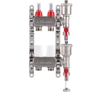 Блок коллекторный OKSELER с расходомерами и автоматическими воздухоотводчиками 2 выхода, 1x3/4EK Oks00340