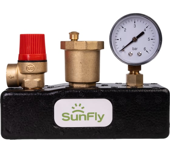 Группа безопасности котла SUNFLY 1 в теплоизоляции (XF90333K-1) SF0343150