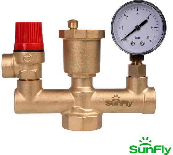 Группа безопасности котла SUNFLY 1 в теплоизоляции (XF90333K-1) SF0343150