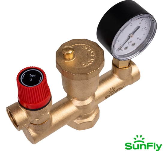 Группа безопасности котла SUNFLY 1 в теплоизоляции (XF90333K-1) SF0343150