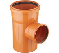 Тройник Valfex 87,5 200-110 рыжий, нар.канализация 33200110 (148083)