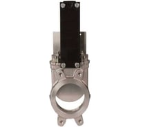 Задвижка DN.ru шиберная 304-304-V-2W-Fb-ОСТ Ду125 Ру16 ОСТ А, голый шток D040-09498