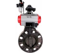 Затвор DN.ru НПВХ-НПВХ-E-2W-Fb-ISO Дн50 Ру10 пневмопривод, пневмораспределитель, БКВ, БПВ D050-83722