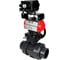 Кран шаровой НПВХ-НПВХ-E-FP-GRM-ISO Ду65 Ру10 DN.ru с пневмоприводом, поворотным позиционером, ручным дублером D160-67907 3