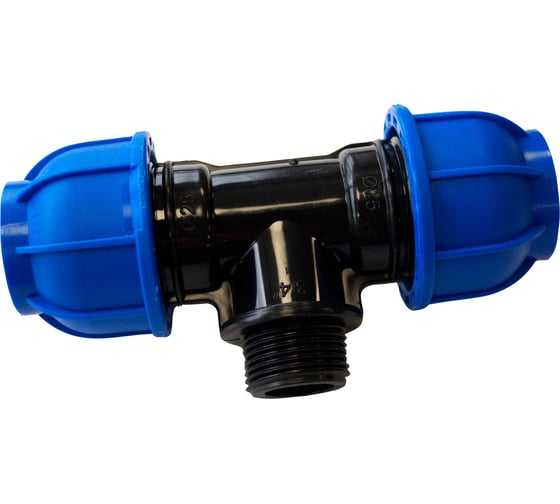 Переходной тройник BOUTTE ПНД 25 - НР 3/4" - 25, 10 шт 9277444 1