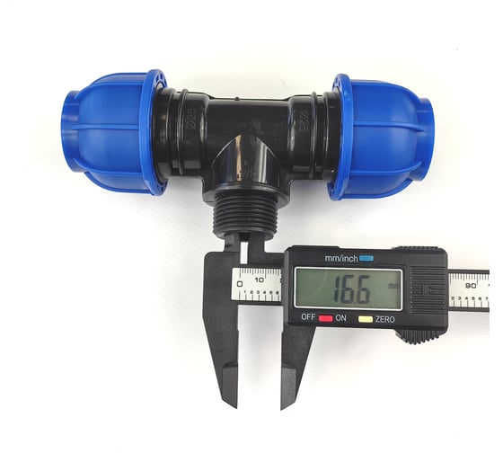 Переходной тройник BOUTTE ПНД 25 - НР 3/4" - 25, 10 шт 9277444