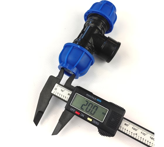 Переходной тройник BOUTTE ПНД 20 - ВР 1/2" - 20, 9 шт 9278434
