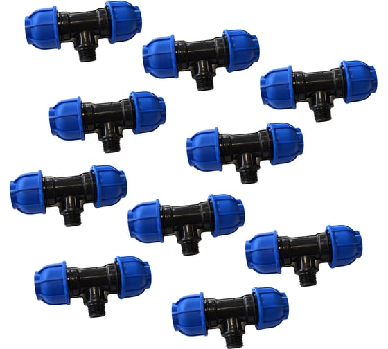 Переходной тройник BOUTTE ПНД 25-НР 1/2"-25, 10 шт 9277437