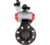 Затвор DN.ru НПВХ-НПВХ-E-2W-Fb-ISO Дн125 Ру10 пневмопривод, пневмораспр., БКВ, БПВ D050-83509