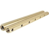 Коллектор латунный АПОГЕЙ КЛА 2507.100-1 DN25 ВР1 м/о 100мм ВР1/2 1-е исполнение на 7 выходов 422054