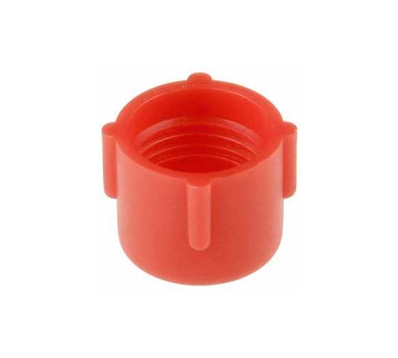 Заглушка пластиковая с внутренней резьбой Миниворкс GAS/BSP 2,1/4"x11, цвет красный – (2 шт.) CF2,1/4