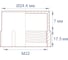 Защита наружной резьбы Миниворкс M22×1,5, цвет красный – (15 шт.) CF22x1,5B 4
