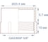 Заглушка пластиковая с внутренней резьбой Миниворкс GAS/BSP 5/8"x14, цвет красный – (20 шт.) CF5/8 4