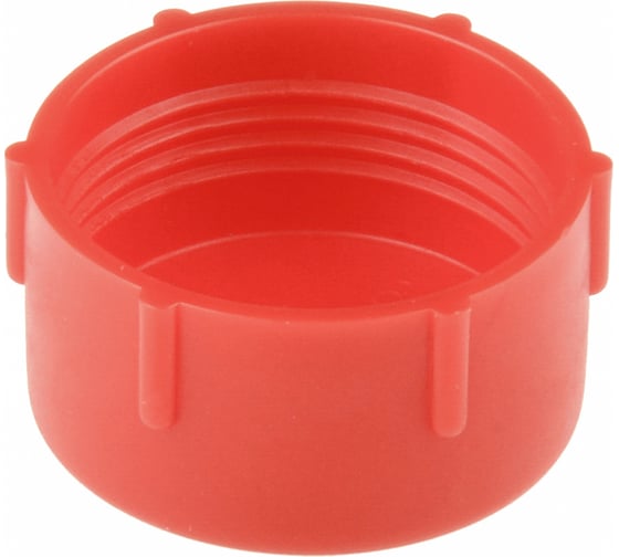 Заглушка пластиковая с внутренней резьбой Миниворкс M28x1,5, цвет красный – (10 шт.) CF28x1,5 1