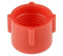 Заглушка пластиковая с внутренней резьбой Миниворкс GAS/BSP 1,1/2"x11, цвет красный – (10 шт.) CF1,1/2