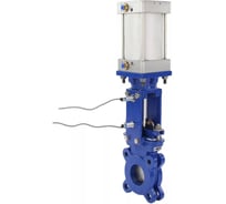Задвижка DN.ru GGG40-304-M-1W-Fb-2P Ду80 Ру16, пневмопривод, WENZ, индукц. датчики 24VDC D040-09774
