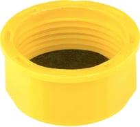 Колпачок Миниворкс пластиковый, с внутренней резьбой 3/4", цвет желтый, 2 шт. CFT3/4