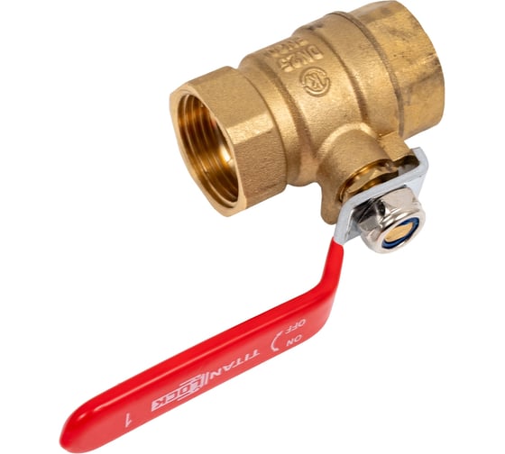 Шаровой кран TITAN LOCK 1in резьба BSP, латунь TL100BVBR