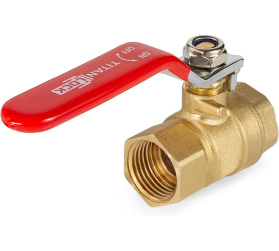 Шаровой кран TITAN LOCK 1in резьба BSP, латунь TL100BVBR