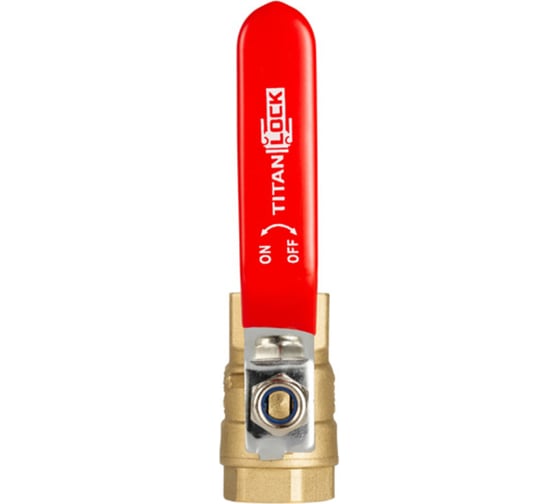 Шаровой кран TITAN LOCK 1in резьба BSP, латунь TL100BVBR