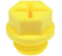 Защита внутренней резьбы Миниворкс GAS/BSP 3/8"×19, цвет желтый, 10 шт. EP435-G3/8