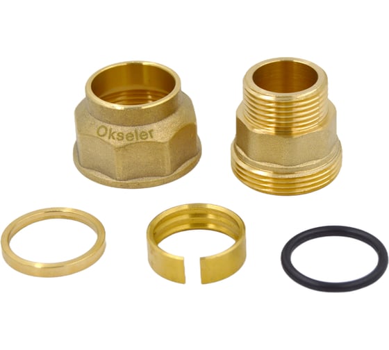 Переходник для ПНД труб okseler 25x3/4 НР oks00391