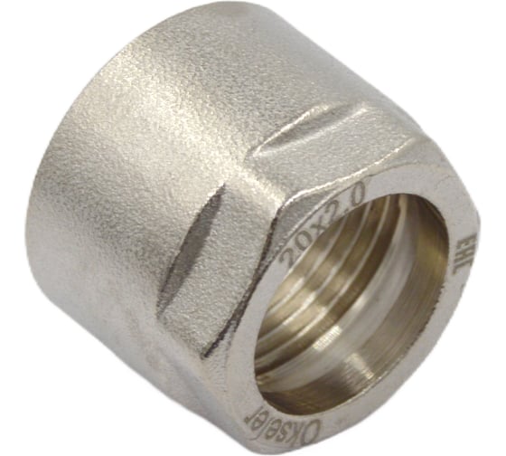 Фитинг компрессионный для PEX труб OKSELER 16x2.0x3/4, 2 шт oks00397-2