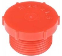 Защита внутренней резьбы Миниворкс M24x1.5, красный, 10 шт TFU24x1.5