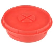 Заглушка пластиковая для внутренней резьбы Миниворкс 1/4", шляпка с крестообразным шлицем, серия TFUP, цвет красный – (25 шт.) TFUP1/4