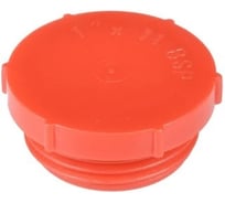 Заглушка пластиковая для внутренней резьбы Миниворкс 1", серия TFU, цвет красный – (10 шт.) TFU1