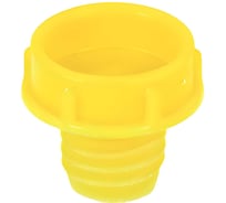 Колпачок пластиковый для защиты внутренней резьбы Миниворкс М12х1, желтый, 10 шт TFUGM12х1