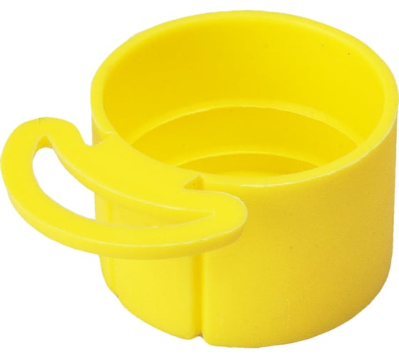 Колпачок пластиковый под наружную резьбу Миниворкс 1/2"х14 (GAS/BSP), серия TLS, желтый, 20 шт TLS1/2 1