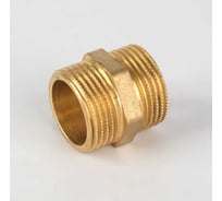 Ниппель ДМЗ DN15 (1/2") НР/НР латунь, 6 шт ДМЗ.005.15