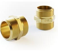 Ниппель ДМЗ DN20 (3/4") НР/НР латунь, 4 шт ДМЗ.005.20