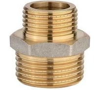 Ниппель переходной ДМЗ DN10x15 (3/8"НР х 1/2"НР) латунь, 7 шт ДМЗ.006.10х15