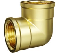 Угол 90 ДМЗ DN15 (1/2") ВР/ВР латунь (упаковка 3 шт) ДМЗ.008.15