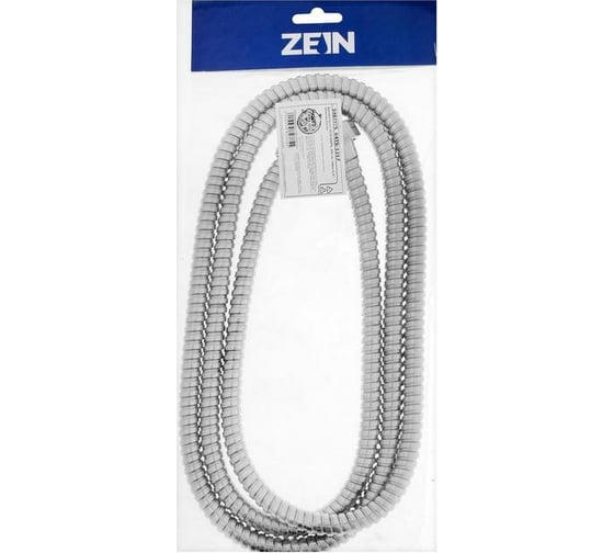 Душевой шланг ZEIN Z28PS, 200 см, гайки металл 1/2, запрессовочная втулка латунь 5482375