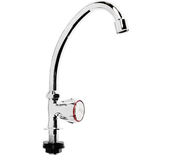 Моносмеситель ZEIN кранбукса пластик 3/8 резина, без подводки, хром 5541240 1