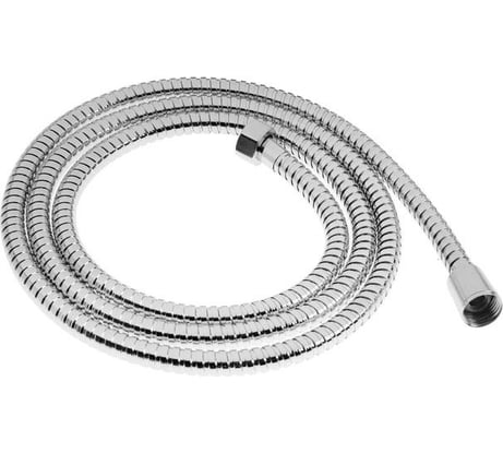 Душевой шланг ZEIN Z19PS 200 см, гайки металл 1/2, запрессовочная втулка латунь, хром 5482376