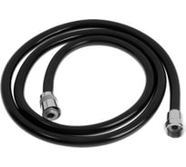 Душевой шланг ZEIN Z09PB 150 см, антиперекручивание, латунные гайки, черный 5482428