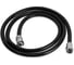 Душевой шланг ZEIN Z09PB 150 см, антиперекручивание, латунные гайки, черный 5482428 1