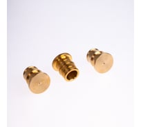 Заглушка для PE-X труб РОС радиальная латунь, Дн 20 (127-3765), 3 шт R0341576