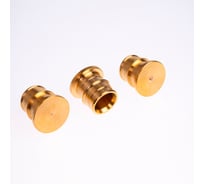 Заглушка для PE-X труб РОС радиальная латунь, Дн 25 (127-3766), 3 шт R0341583