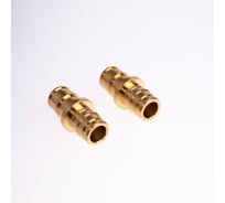 Муфта для PE-X труб РОС радиальная латунь, Дн 16 (127-3704), 2 шт R0341194