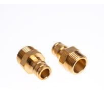 Муфта для PE-X труб РОС радиальная латунь, Дн 16x1/2 НР (127-3708), 2 шт R0341323