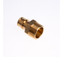Муфта для PE-X труб РОС радиальная латунь, Дн 20x3/4 НР (127-3712) R0341378